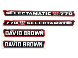 Zestaw naklejek - David Brown 770 Selectamatic S.63342