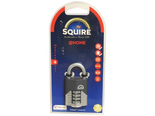 Squire 40 COMBI Kłódka Vulcan, Szerokość: 40mm (Stopień bezpieczeństwa: 4) S.129907 - Intertraktor