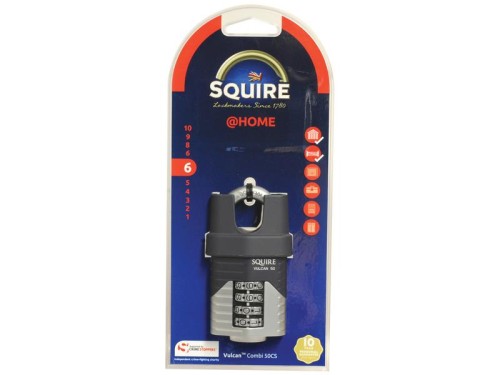 Squire 50CS COMBI Kłódka Vulcan, Szerokość: 50mm (Stopień bezpieczeństwa: 6) S.129895 - Intertraktor