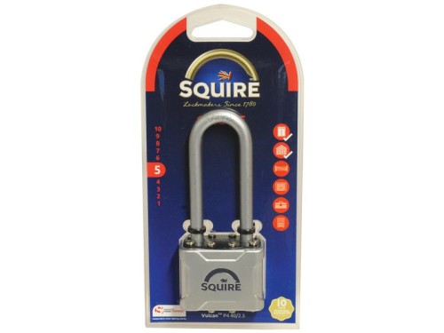 Squire P4 40/2.5 Vulcan Kłódka, Szerokość: 48mm (Stopień bezpieczeństwa: 5) S.129903 - Intertraktor