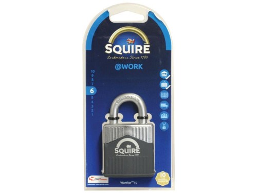 Squire 45 Warrior Kłódka, Szerokość: 45mm (Stopień bezpieczeństwa: 6) S.129881 - Intertraktor
