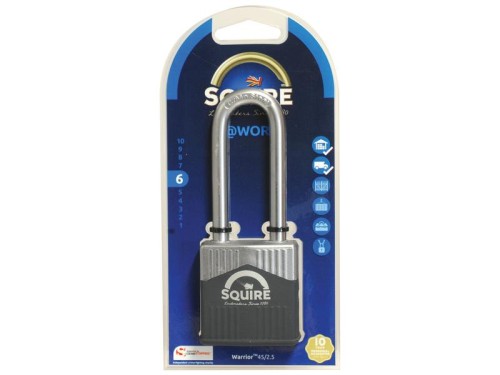 Squire 45/2.5 Warrior Kłódka, Szerokość: 45mm (Stopień bezpieczeństwa: 6) S.129884 - Intertraktor