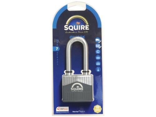 Squire 55/2.5 Warrior Kłódka, Szerokość: 55mm (Stopień bezpieczeństwa: 7) S.129875 - Intertraktor