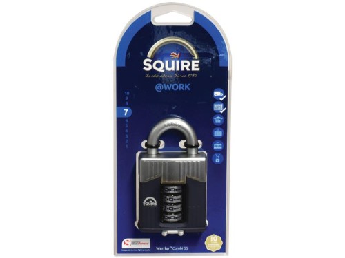 Squire 55CS COMBI Kłódka Warrior, Szerokość: 55mm (Stopień bezpieczeństwa: 8) S.129873 - Intertraktor