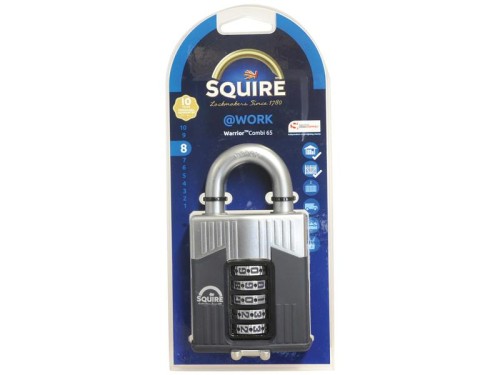 Squire 65 COMBI Kłódka Warrior, Szerokość: 65mm (Stopień bezpieczeństwa: 8) S.129872 - Intertraktor