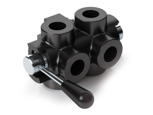 MARCHESINI 6-drogowy obrotowy zawór przełączający 3/8'' BSP (60 L/min Natężenie Przepływu) S.101605 - Intertraktor