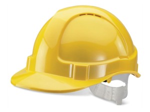 Wentylowany kask bezpieczeństwa żółty S.164225