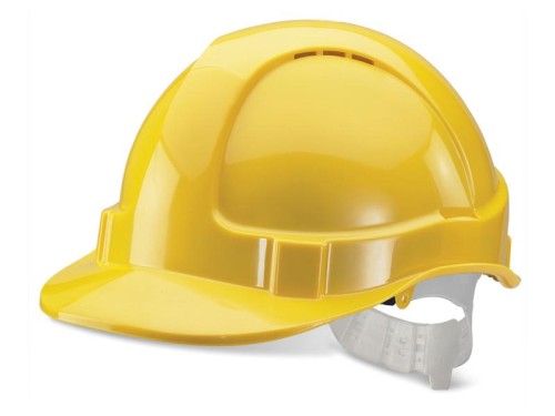 Wentylowany kask bezpieczeństwa żółty S.164225 - Intertraktor