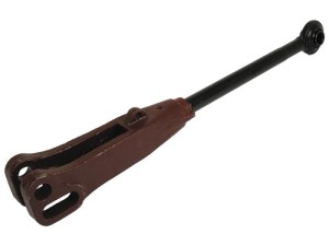 Wieszak - Kula Ø 25mm- Widełki Otwór Ø 26 & 27x62mm - Długość min:730mm - M32x3 Metryczny S.57435