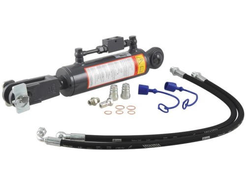 Wieszak hydrauliczny poziomujący (Dostarczany z: przewodami) - Kula Ø 22mm - Widełki Otwór Ø 23x50mm - Długość min: 540mm, średnica cylindra: 80mm. S.153732 - Intertraktor