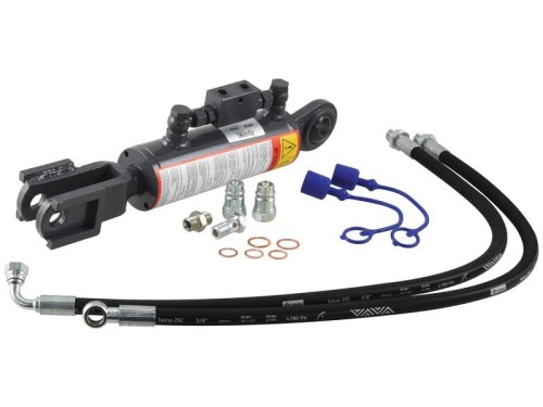 Wieszak hydrauliczny poziomujący (Dostarczany z: przewodami) - Kula Ø 22mm - Widełki Otwór Ø 22mm - Długość min: 440mm, średnica cylindra: 70mm. S.153733 - Intertraktor