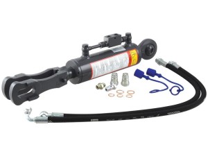 Wieszak hydrauliczny poziomujący (Dostarczany z: przewodami) - Kula-Kątowy Ø 22mm - Widełki Otwór Ø 29x60mm - Długość min: 640mm, średnica cylindra: 80mm. S.153735