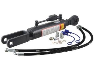 Wieszak hydrauliczny poziomujący (Dostarczany z: przewodami) - Kula Ø 28mm - Widełki Otwór Ø 28mm - Długość min: 680mm, średnica cylindra: 80mm. S.153741