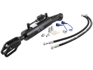 Wieszak hydrauliczny poziomujący (Dostarczany z: -) - Kula Ø 25mm - Widełki Otwór Ø 26 & 25x61mm - Długość min: 720mm, średnica cylindra: 80mm. S.129951