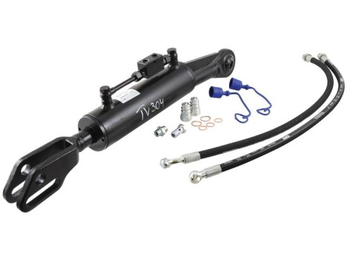 Wieszak hydrauliczny poziomujący (Dostarczany z: -) - Kula Ø 25mm - Widełki Otwór Ø 26 & 25x61mm - Długość min: 720mm, średnica cylindra: 80mm. S.129951 - Intertraktor