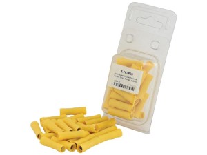 Końcówka Na Kabel, Double Grip - Żeński, 5.0mm, żółty (4.0 - 6.0mm) (agropak 25 szt) S.163609