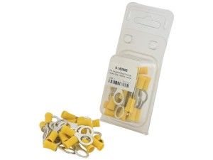 Końcówka na Kabel, Double Grip, 10.5mm, żółty (4.0 - 6.0mm) (agropak 25 szt) S.163605