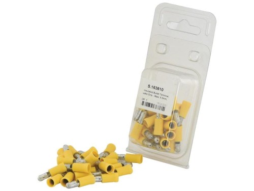 Końcówka Na Kabel, Double Grip - Męski, 5.0mm, żółty (4.0 - 6.0mm) (agropak 25 szt) S.163610 - Intertraktor