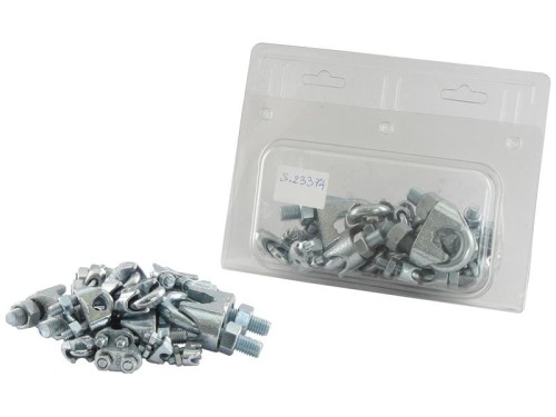 Zacisk Liny Stal, Drut Ø3 - 19mm (1/8 - 3/4'') 25 szt agropak S.23374 - Intertraktor