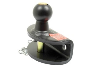 Zaczep podwójny 50mm (Czarny) S.2031