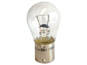 Żarówka (Żarnik) 24V, 15W, BA15s (Kartonik 1szt.) S.110015
