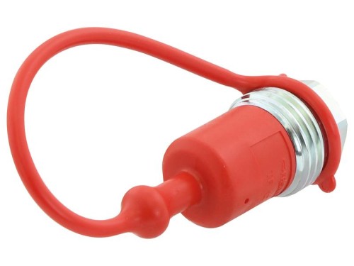 Faster Zaślepka Czerwony PVC Pasuje do 1/2'' Male Coupling TF12R S.112765 - Intertraktor