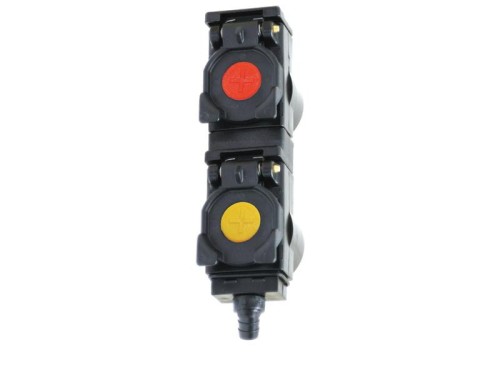 Zaślepka z kolektora oleju Double unit 55mm spacing, with Yellow and Red Clips S.112758 - Intertraktor