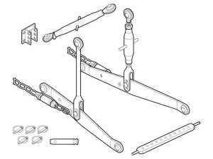 Zawieszenie 3 pkt kpl S.70571