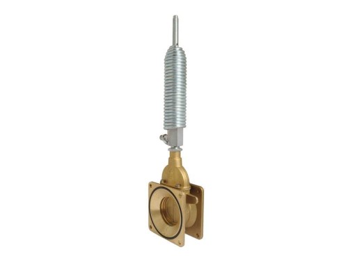 Zawór suwakowy mocowanie z siłownik hydrauliczny ze sprężyna zewnętrzną - Podwójnie kołnierzowe 6'' S.104936 - Intertraktor