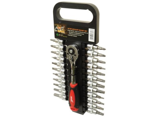 3/8'' Zestaw kluczy z pokrętłem grzechotkowycm (24szt.) S.113803 - Intertraktor