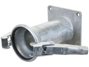 Złącze z kołnierzem czworokątnym - Żeńska 4'' (100mm) x (100mm) (galvanizado) S.115075