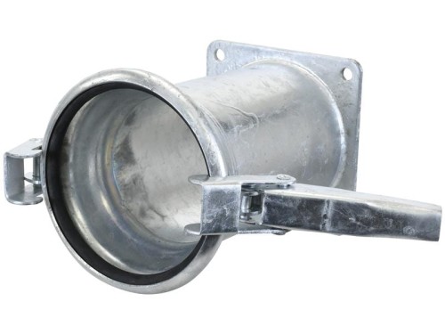 Złącze z kołnierzem czworokątnym - Żeńska 6'' (150mm) x (150mm) (galvanizado) S.115077 - Intertraktor
