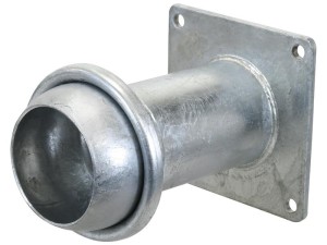 Złącze z kołnierzem czworokątnym - Męska 4'' (100mm) x (100mm) (galvanizado) S.115071