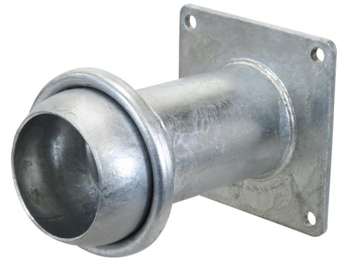 Złącze z kołnierzem czworokątnym - Męska 4'' (100mm) x (100mm) (galvanizado) S.115071 - Intertraktor