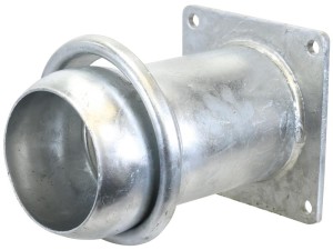 Złącze z kołnierzem czworokątnym - Męska 5'' (120mm) x (120mm) (galvanizado) S.115072