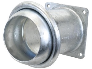 Złącze z kołnierzem czworokątnym - Męska 6'' (150mm) x (150mm) (galvanizado) S.115073