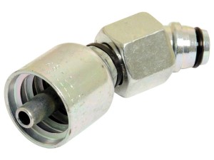 Parker Metryczny Wkłąd węża 1/4'' x M16 x 1.50 (10L) Żeński 135° Złączka kątowa lekka S.3341604