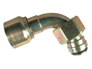 Parker Metryczny Wkłąd węża 5/8'' x M22 x 1.50 (15L) Żeński 90° Złączka kątowa lekka S.3332210
