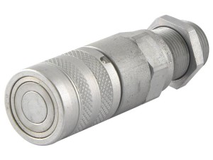 Stauff Wtyczka hydrauliczna płaska Żeński 1/2'' Wielkość montażowa x M22 x 1.50 Metryczny Męska przegroda S.30576