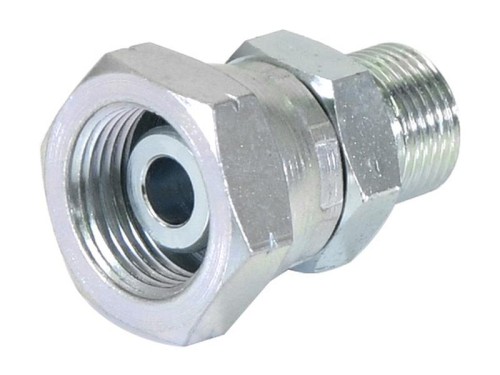 Adapter hydrauliczny 3/8'' BSP Męski x M20x1.50 Metryczny Obrotowa żeńska S.11973 - Intertraktor