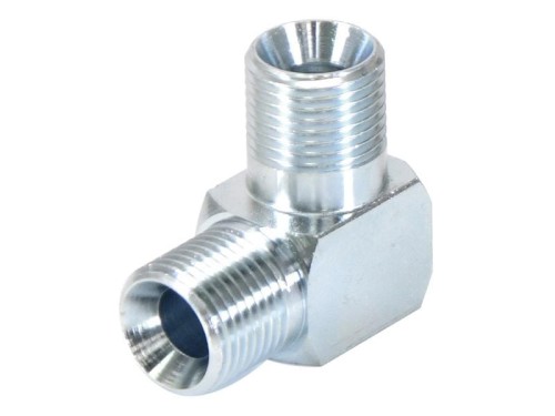 Adapter hydrauliczny 1/2'' BSP Męski x 1/2'' BSP Męski 90° Kolanko kompaktowe S.14123 - Intertraktor