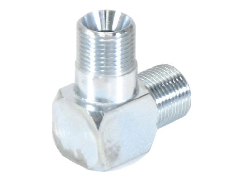 Adapter hydrauliczny 3/8'' BSP Męski x 3/8'' BSP Męski 90° Kolanko kompaktowe S.14122 - Intertraktor