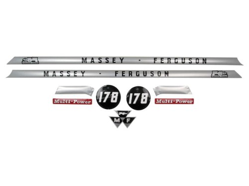 Zestaw naklejek - Massey Ferguson 178 S.41184 - Intertraktor
