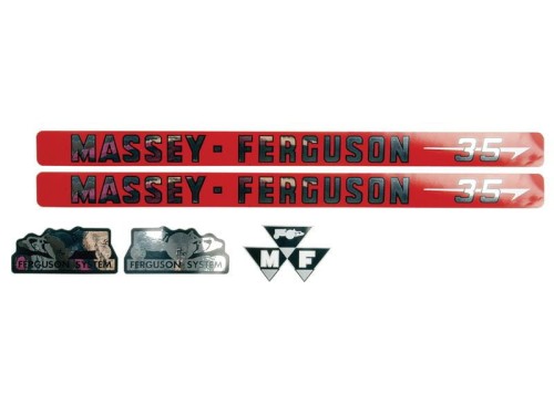 Zestaw naklejek - Massey Ferguson 35 S.41177 - Intertraktor