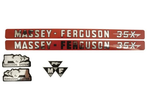 Zestaw naklejek - Massey Ferguson 35X S.41178 - Intertraktor