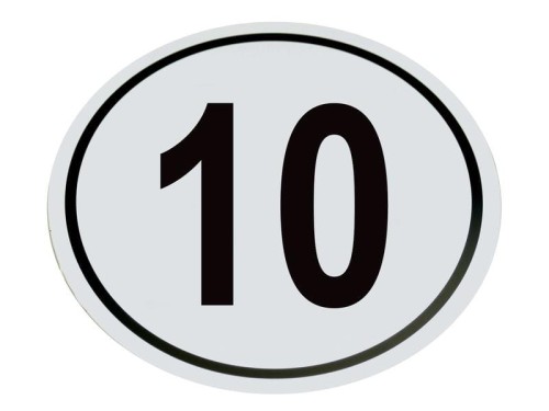 Znak ograniczenia prędkości 10Km/h S.31371 - Intertraktor