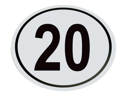 Znak ograniczenia prędkości 20Km/h S.31372 - Intertraktor