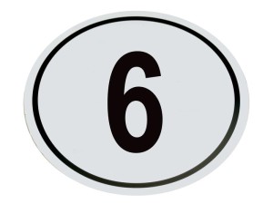 Znak ograniczenia prędkości 6Km/h S.31370