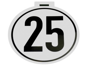 Znak ograniczenia prędkości 25Km/h S.31363