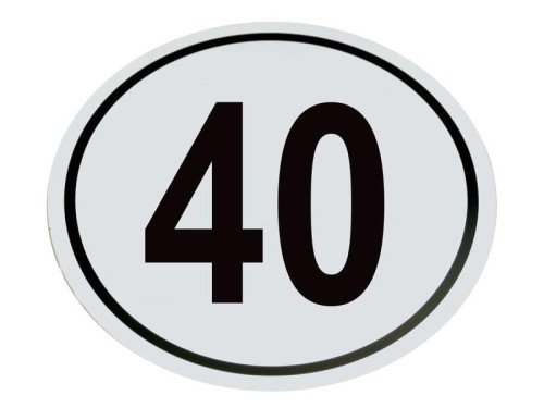 Znak ograniczenia prędkości 40Km/h S.31374 - Intertraktor